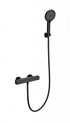 Смеситель для душа с термостатом WONZON & WOGHAND, Черный матовый (WW-B2016-A-MB)