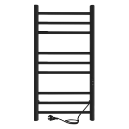Полотенцесушитель Line Trinity (electro) 80/40 (таймер, скр.монтаж, унив.подкл.R/L, Черный муар) IND
