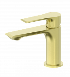 Смеситель для раковины Wonzon & Woghand, Брашированное золото (WW-88018079-BG)