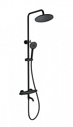 Душевая система с термостатом WONZON & WOGHAND, Черный матовый (WW-B3031-A1-MB)