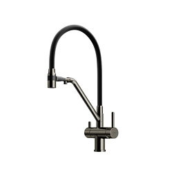 Смеситель для кухни SANCOS Dora с гибким изливом и возможностью подключения фильтра для воды, цвет в