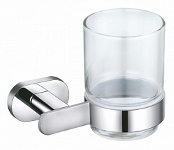 Стакан для зубных щеток с держателем WONZON & WOGHAND, Хром (WW-8421)