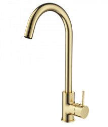 Смеситель для кухни WONZON & WOGHAND, Брашированное золото (WW-A21102-BG)