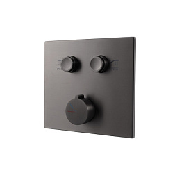 Встраиваемый смеситель для душа VSCV-421GM двухфункциональный, вороненая сталь, , шт