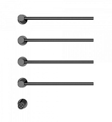 Полотенцесушитель электрический встраиваемый WONZON & WOGHAND, Темный графит (WW-AL314-GM)