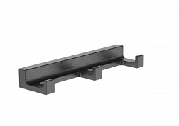 Вешалка с 3 крючками для ванной WONZON & WOGHAND, Темный графит (WW-9135-GM)