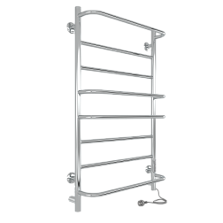 Полотенцесушитель Europe Lux б/п (electro) 80/40 (таймер, скр.монтаж, унив.подкл.R/L, Полиров.) INDI