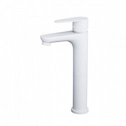 Смеситель для раковины высокий WONZON & WOGHAND, Белый матовый (WW-A40232-MW)