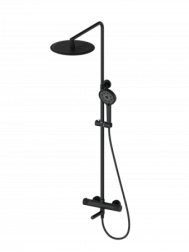 Душевая система с термостатом Wonzon & Woghand, Черный матовый (WW-88739902-MB)