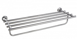 Полотенцедержатель с полкой WONZON & WOGHAND, Хром (WW-6581)