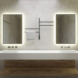 Полотенцесушитель электрический Vincea VTD-1S1CGE 43x60, графит, таймер, , шт