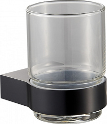 Стакан для зубных щеток с держателем WONZON & WOGHAND, Черный (WW-7721)