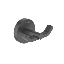 AQ4602MB БЕТТА крючок двойной, матовый черный