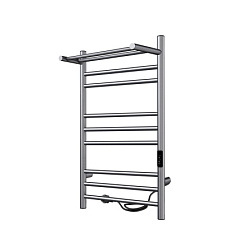 Полотенцесушитель Line Trinity с/п (electro) 80/50 (таймер, скр.монтаж, унив.подкл.R/L, Graphite Met