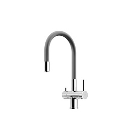 Смеситель для кухни SANCOS Lucia с гибким изливом и возможностью подключения фильтра для воды, цвет 