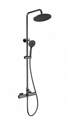 Душевая система с термостатом WONZON & WOGHAND, Темный графит (WW-C3017-A-BGG)