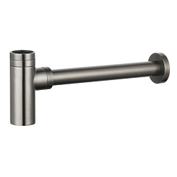 AQM7010GM Сифон для раковины латунный, Gun metal