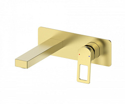 Смеситель для раковины встраиваемый WONZON & WOGHAND, Брашированное золото (WW-88869010-BG)