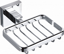 Мыльница с держателем WONZON & WOGHAND, Хром (WW-8924)